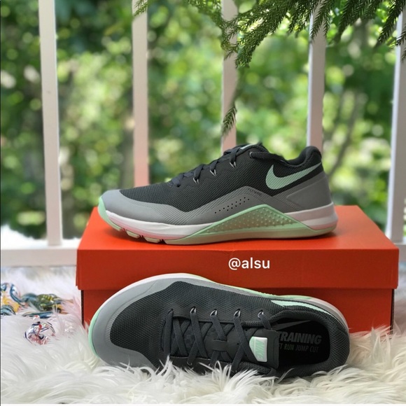 NWT Nike Metcon Repper DSX DarkGrey/Arctic Green W - Picture 2 of 6